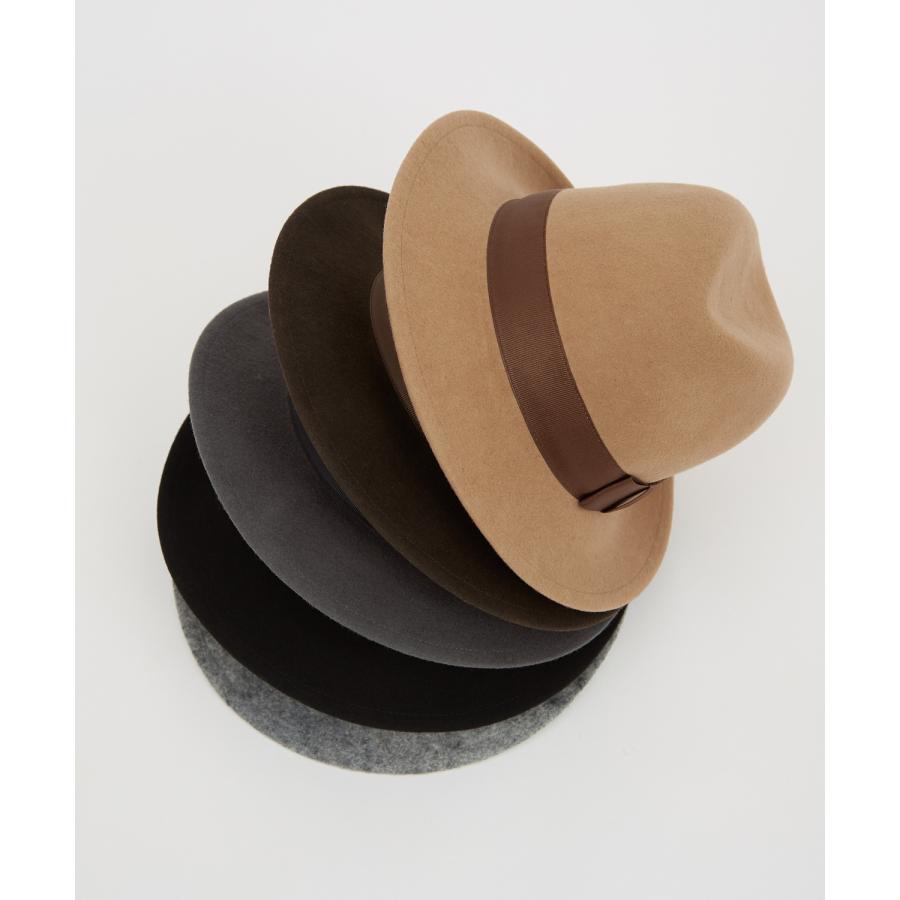 ハット メンズ 中折 無地 帽子 セレクト トラディショナル 大人カジュアル キレイめ シンプル ベーシック アメカジ 古着MIX 韓国ファッション | improves | 17