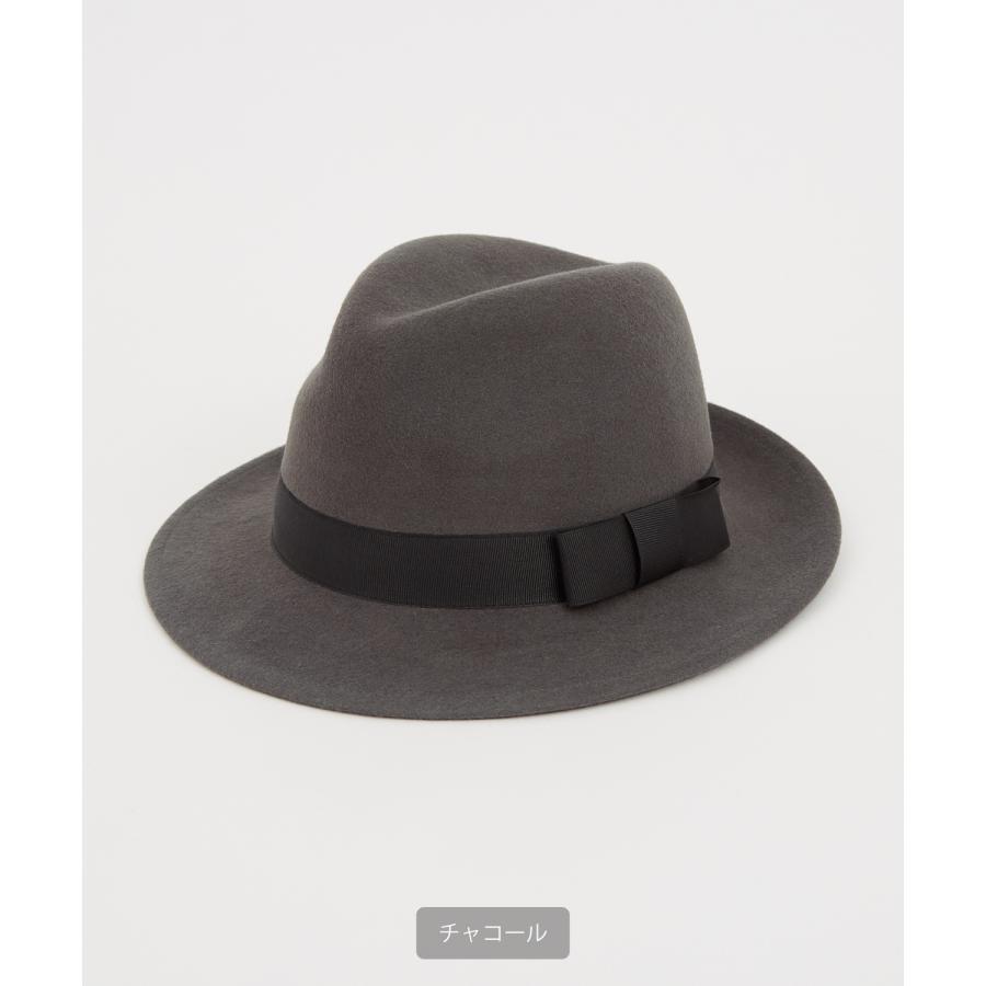 ハット メンズ 中折 無地 帽子 セレクト トラディショナル 大人カジュアル キレイめ シンプル ベーシック アメカジ 古着MIX 韓国ファッション | improves | 18