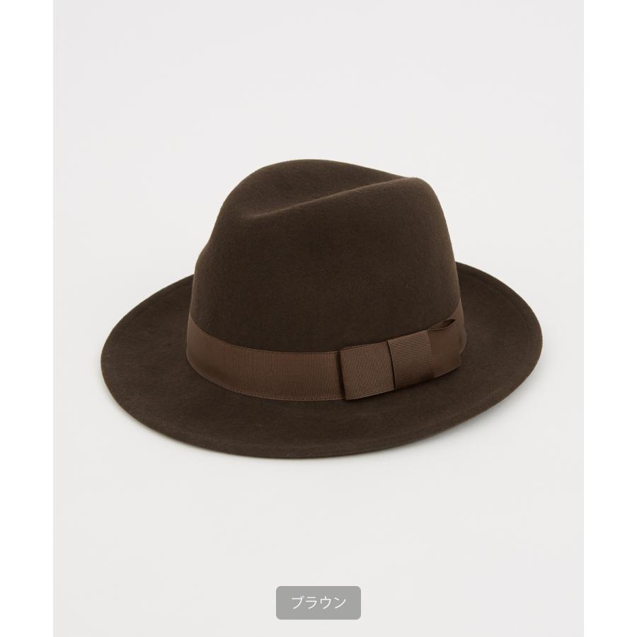 ハット メンズ 中折 無地 帽子 セレクト トラディショナル 大人カジュアル キレイめ シンプル ベーシック アメカジ 古着MIX 韓国ファッション | improves | 21