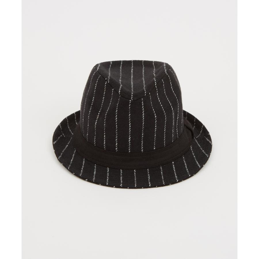 ハット メンズ 中折 ストライプ柄 帽子 セレクト トラディショナル 大人カジュアル キレイめ シンプル ベーシック アメカジ 古着MIX 韓国ファッション | improves | 11