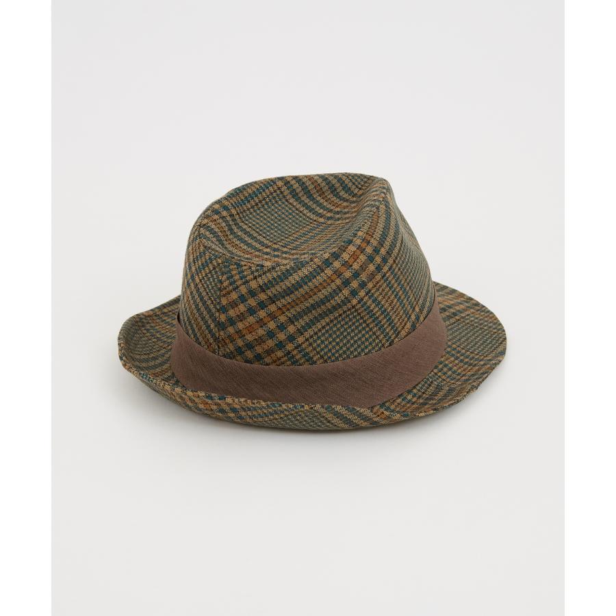 ハット メンズ 中折 チェック柄 帽子 セレクト トラディショナル 大人カジュアル キレイめ シンプル ベーシック アメカジ 古着MIX 韓国ファッション | improves | 09