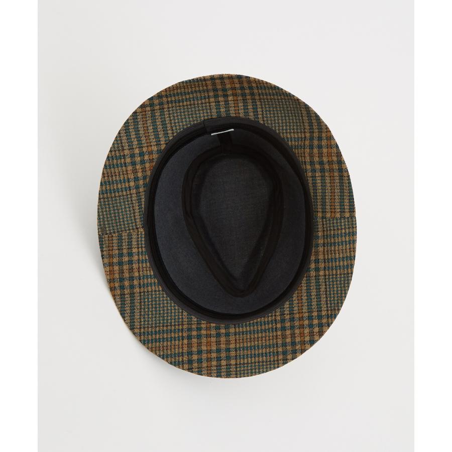 ハット メンズ 中折 チェック柄 帽子 セレクト トラディショナル 大人カジュアル キレイめ シンプル ベーシック アメカジ 古着MIX 韓国ファッション | improves | 10