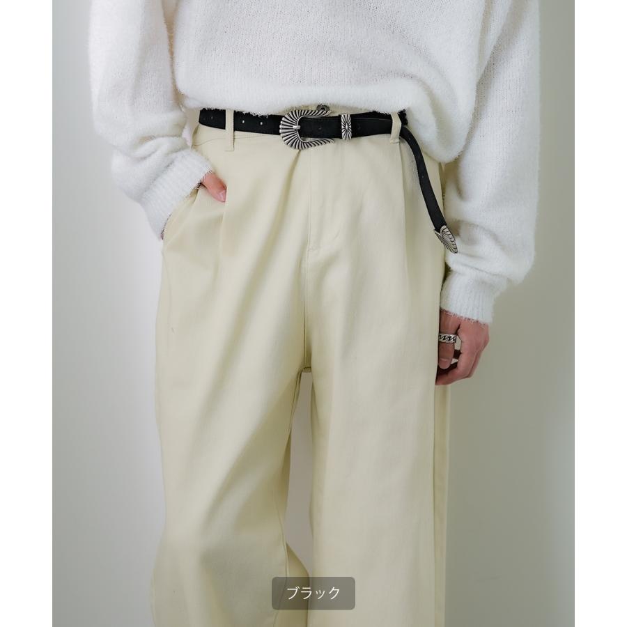 ベルト メンズ PUレザー シンセティックレザー 合成皮革 ウェスタン ベルト アメカジ カジュアル 古着MIX スケーター ストリート 韓国ファッション | improves | 07