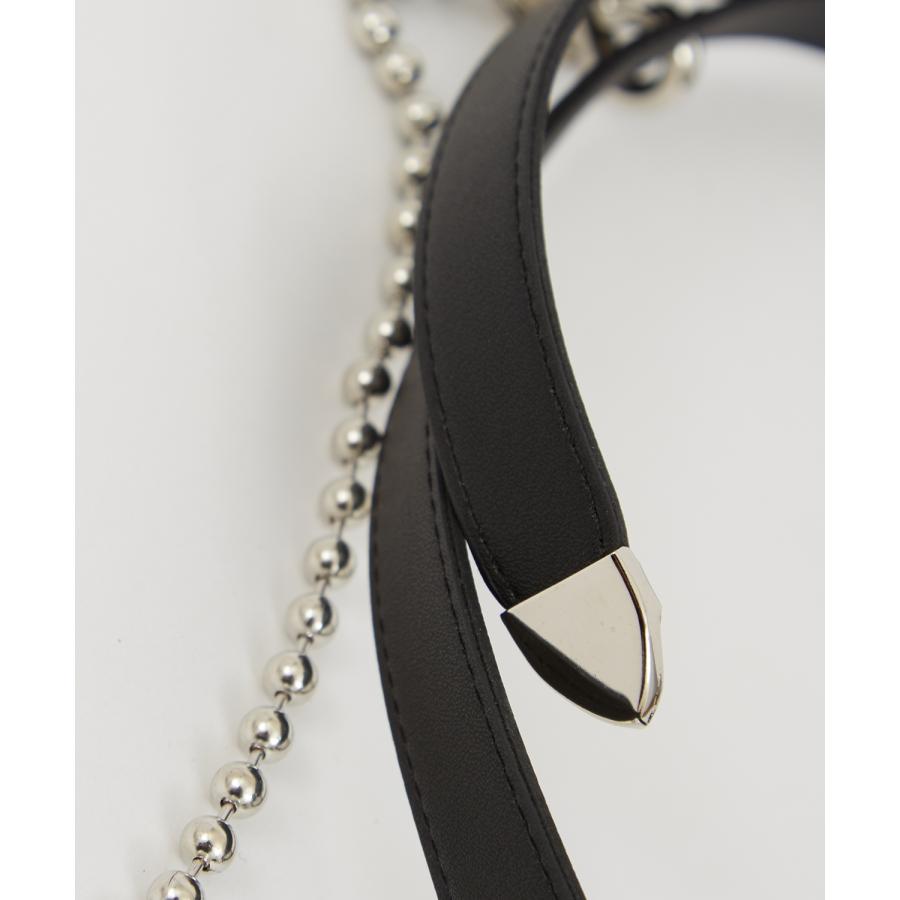 ベルト メンズ PUレザー シンセティックレザー 合成皮革 ウォレットチェーン付き ベルト アメカジ カジュアル 古着MIX スケーター ストリート 韓国 | improves | 04