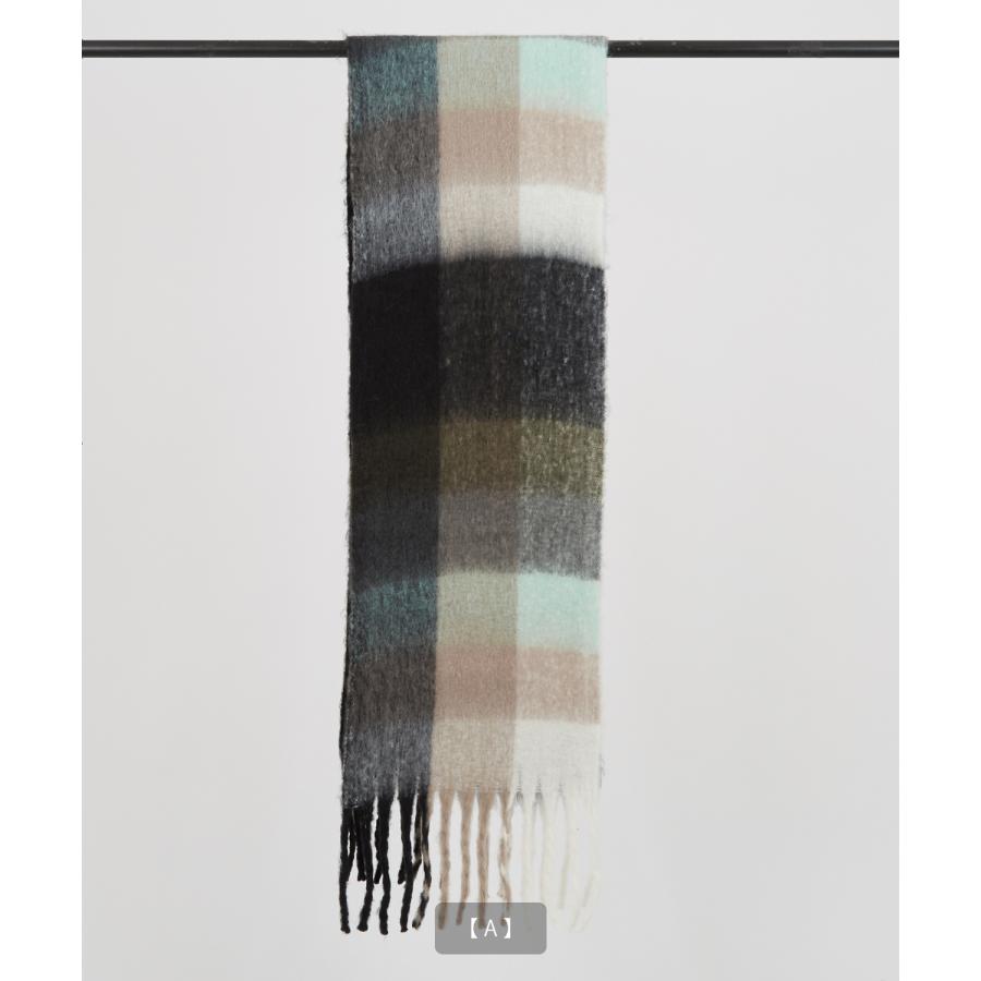 マフラー メンズ ユニセックス チェック柄 ロングマフラー 大人カジュアル キレイめ シンプル ベーシック アメカジ 韓国ファッション | improves | 12