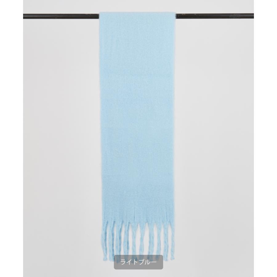 マフラー メンズ ユニセックス 起毛ニット ロングマフラー 大人カジュアル キレイめ シンプル ベーシック アメカジ 韓国ファッション | improves | 24