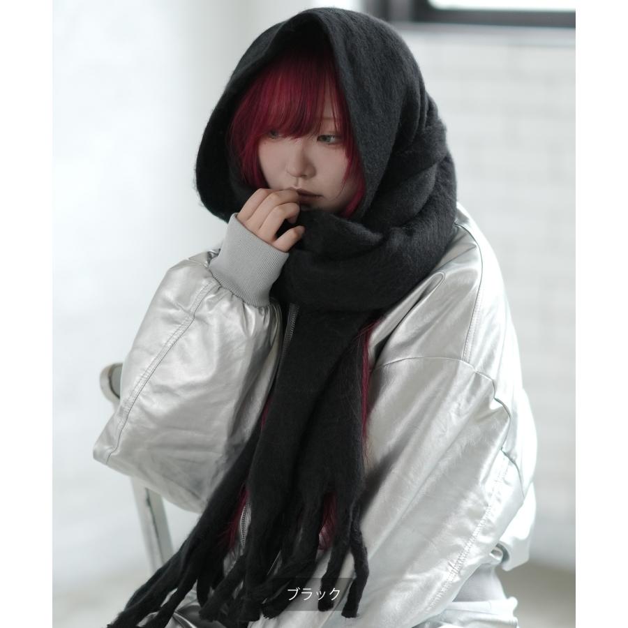 マフラー メンズ ユニセックス 起毛ニット ロングマフラー 大人カジュアル キレイめ シンプル ベーシック アメカジ 韓国ファッション | improves | 12