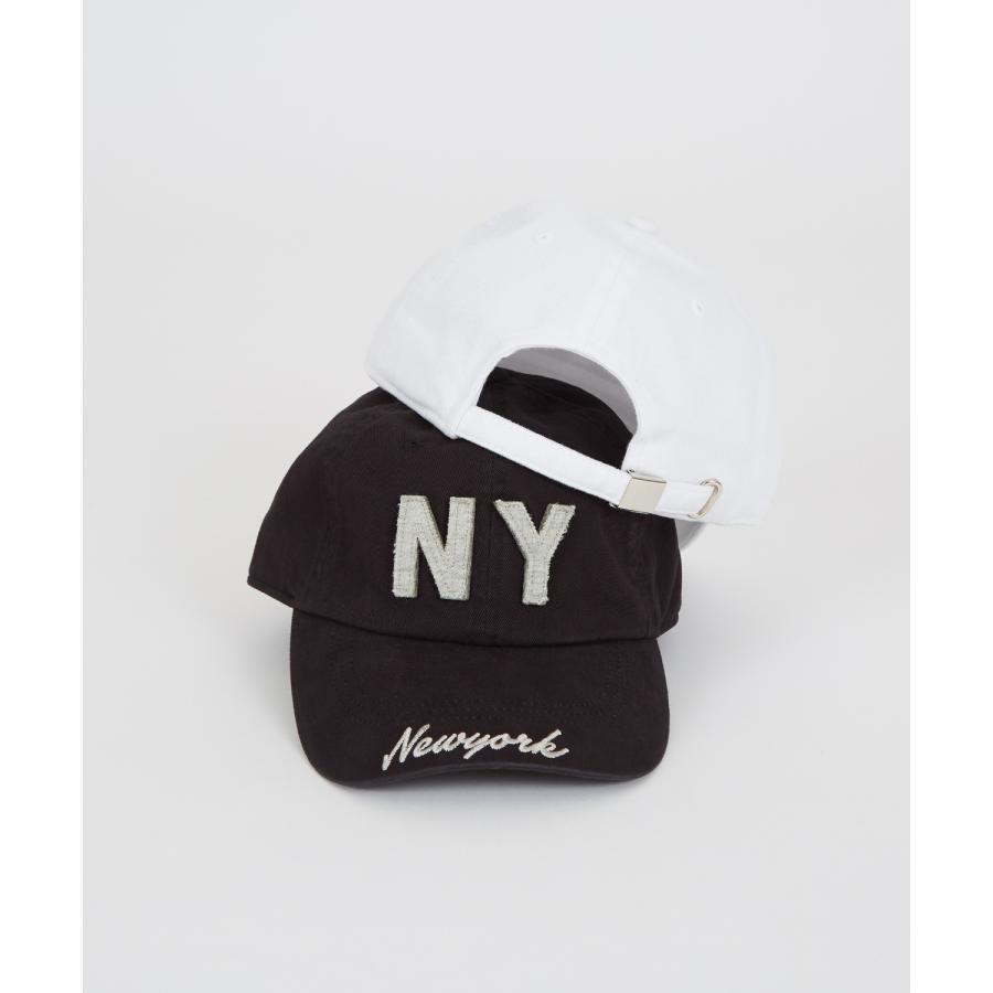 キャップ メンズ 帽子 刺しゅう ベースボール New York ロゴ  ローキャップ スケーター ストリート アメカジ カジュアル 韓国ストリート Y2K | improves | 06