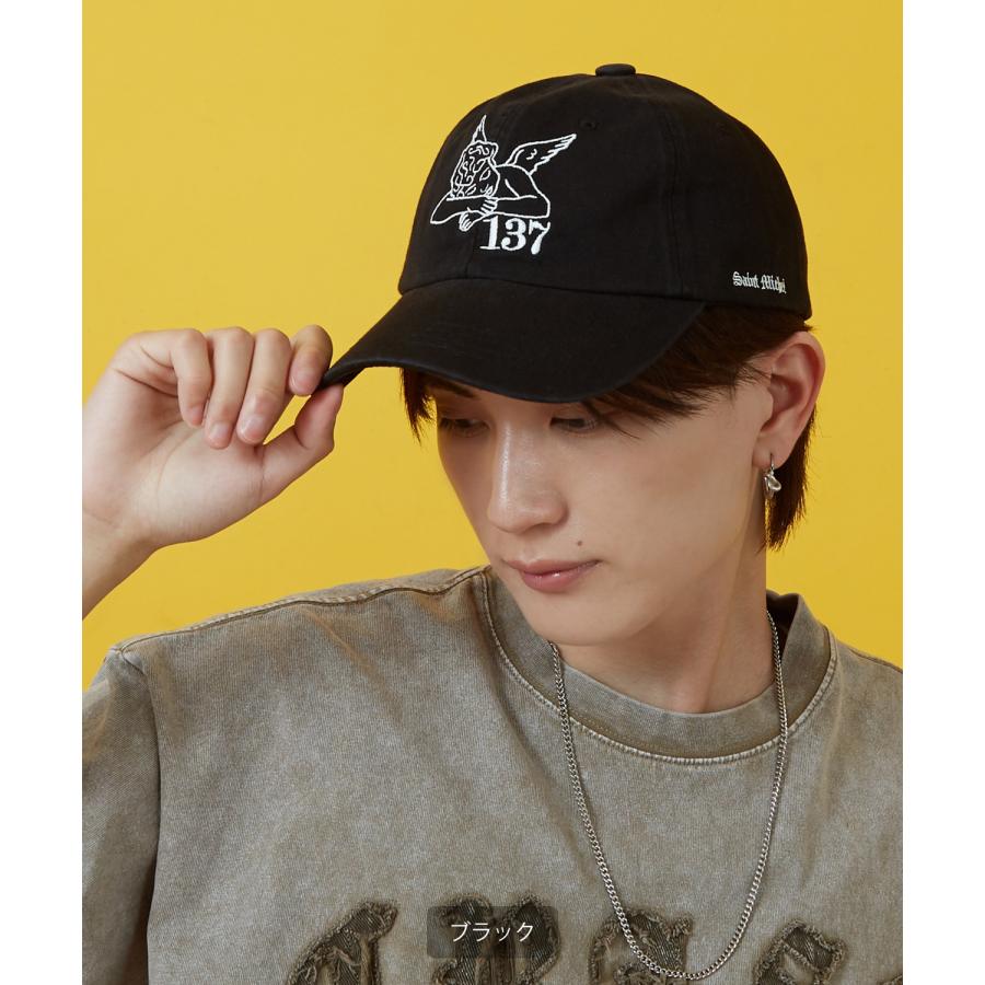 キャップ メンズ レディース 天使 刺しゅう ツイル ストリート スケーター アメカジ 古着MIX 韓国ファッション Y2K | improves | 05