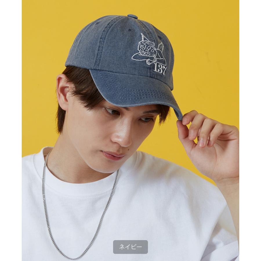 キャップ メンズ レディース 天使 刺しゅう ツイル ストリート スケーター アメカジ 古着MIX 韓国ファッション Y2K | improves | 08