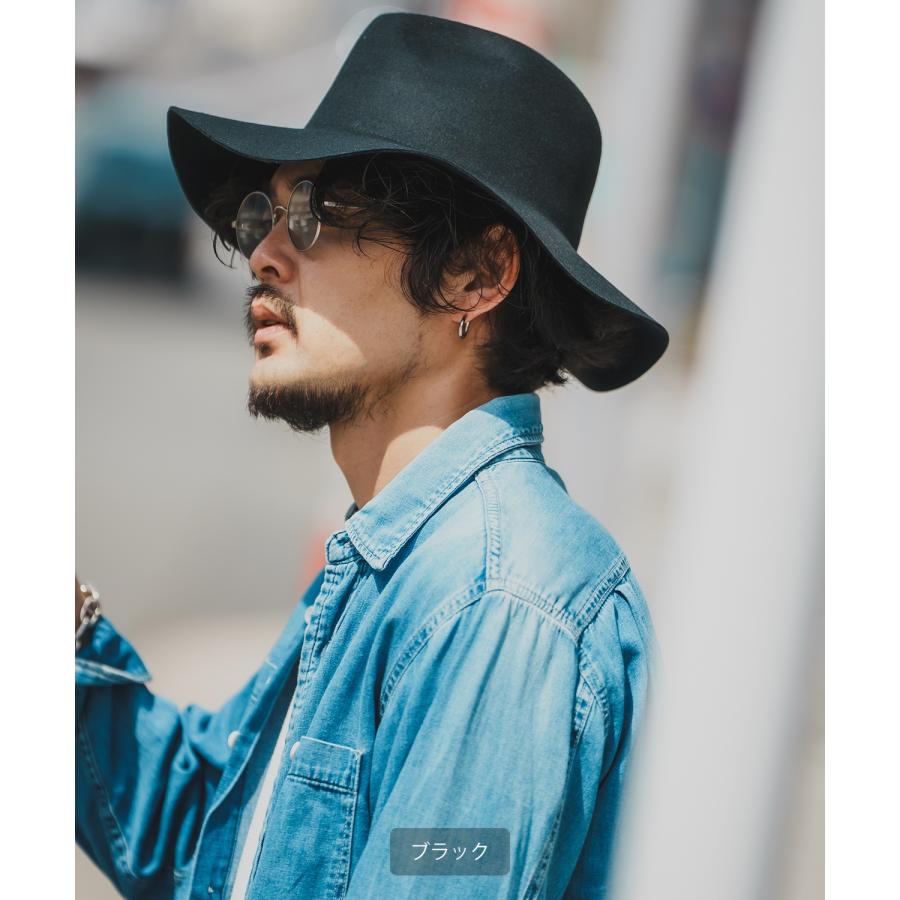 ハット メンズ レディース フェルトハット ストリート スケーター アメカジ 古着MIX 韓国ファッション | improves | 05