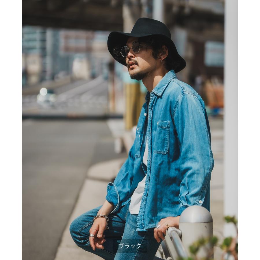 ハット メンズ レディース フェルトハット ストリート スケーター アメカジ 古着MIX 韓国ファッション | improves | 06