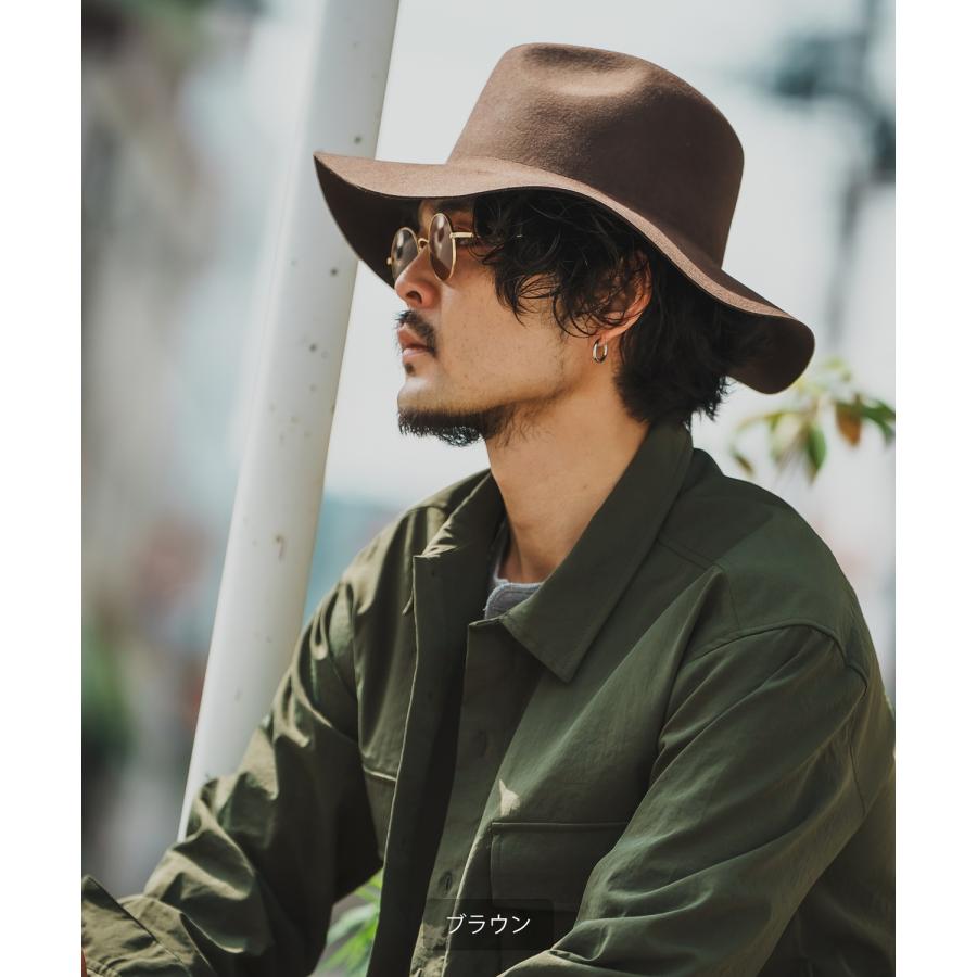 ハット メンズ レディース フェルトハット ストリート スケーター アメカジ 古着MIX 韓国ファッション | improves | 10