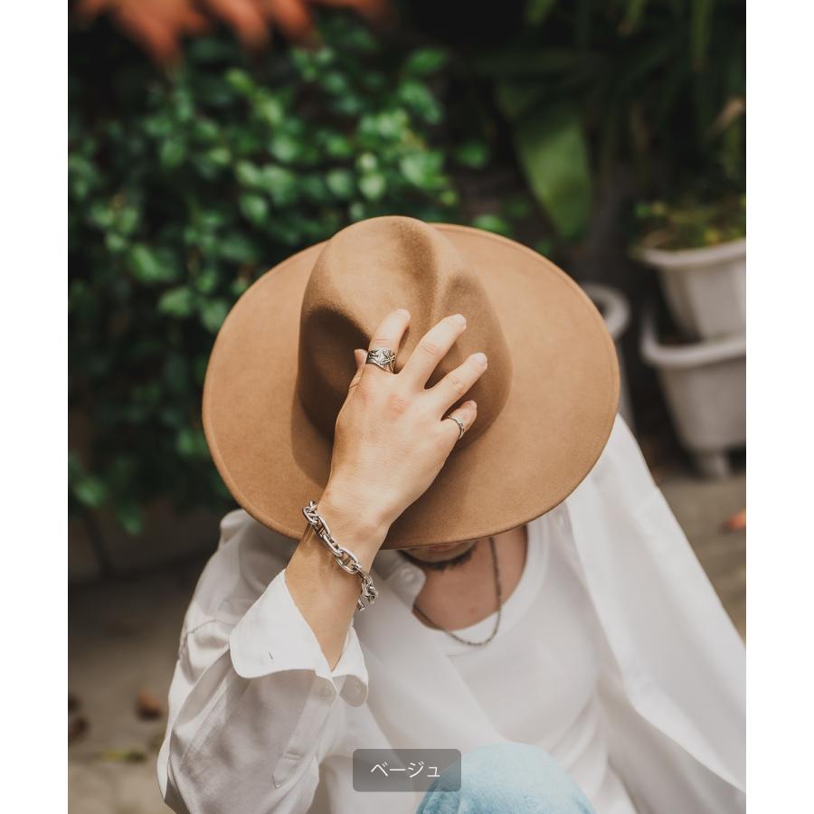 ハット メンズ レディース フェルトハット ストリート スケーター アメカジ 古着MIX 韓国ファッション | improves | 17