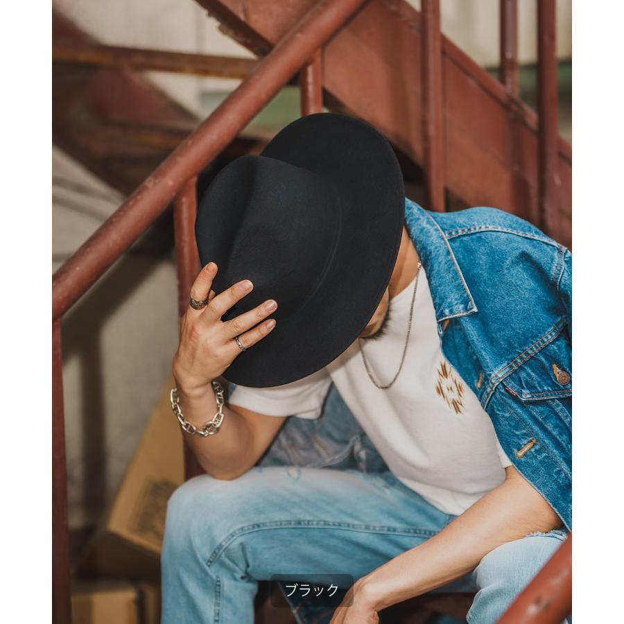 ハット メンズ レディース フェルトハット ストリート スケーター アメカジ 古着MIX 韓国ファッション | improves | 05