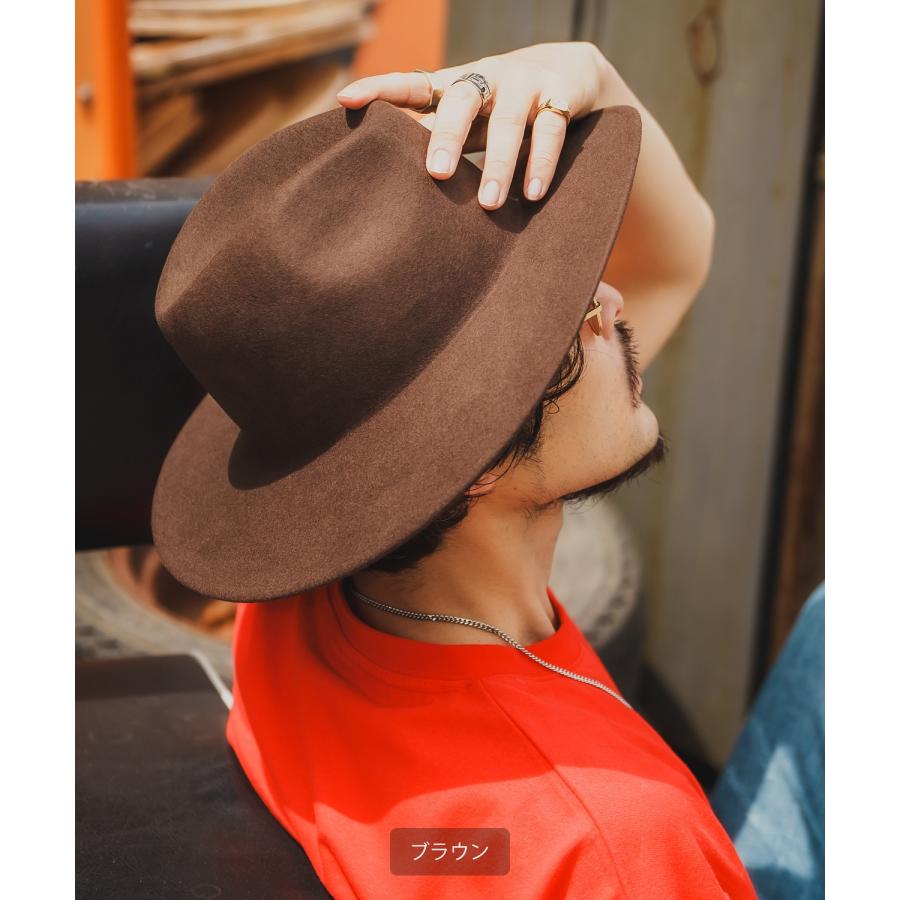 ハット メンズ レディース フェルトハット ストリート スケーター アメカジ 古着MIX 韓国ファッション | improves | 08