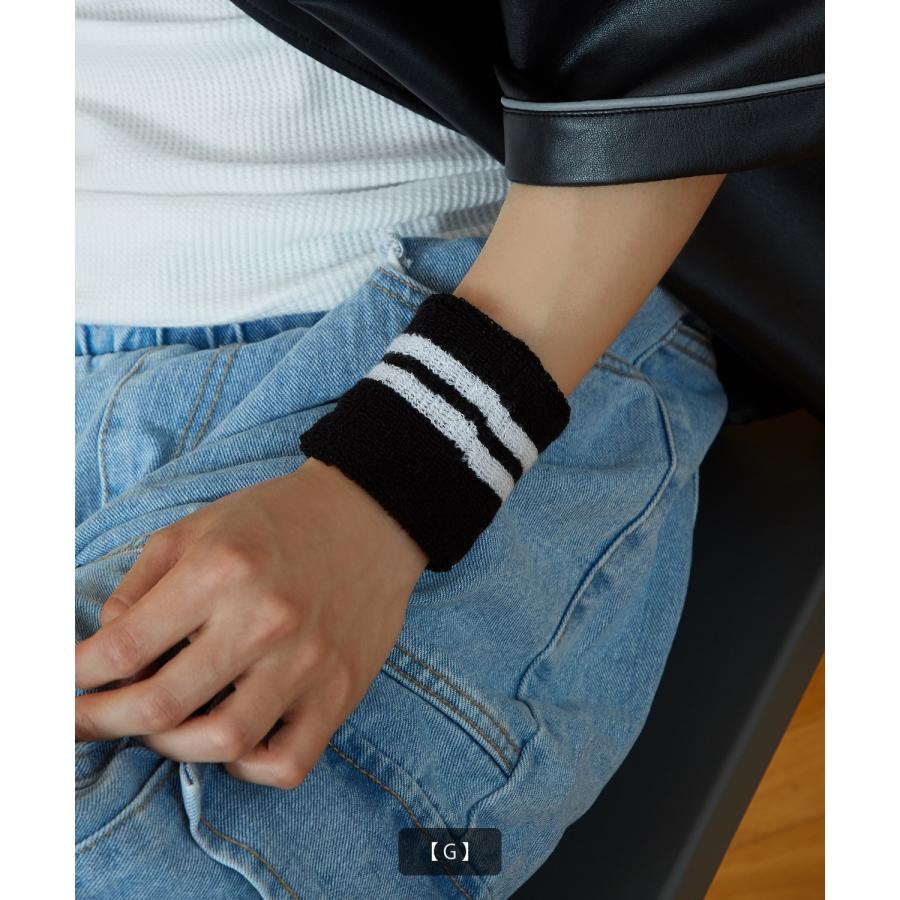 リストバンド メンズ レディース 帽子 スポーツ ダンス アクセサリー フェス スケーター ストリート アメカジ カジュアル 韓国ストリート Y2K | improves | 08