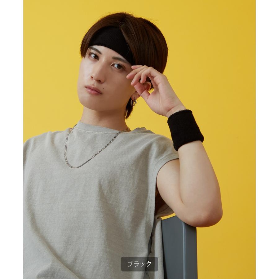 リストバンド メンズ レディース 帽子 スポーツ ダンス アクセサリー フェス スケーター ストリート アメカジ カジュアル 韓国ストリート Y2K | improves | 12