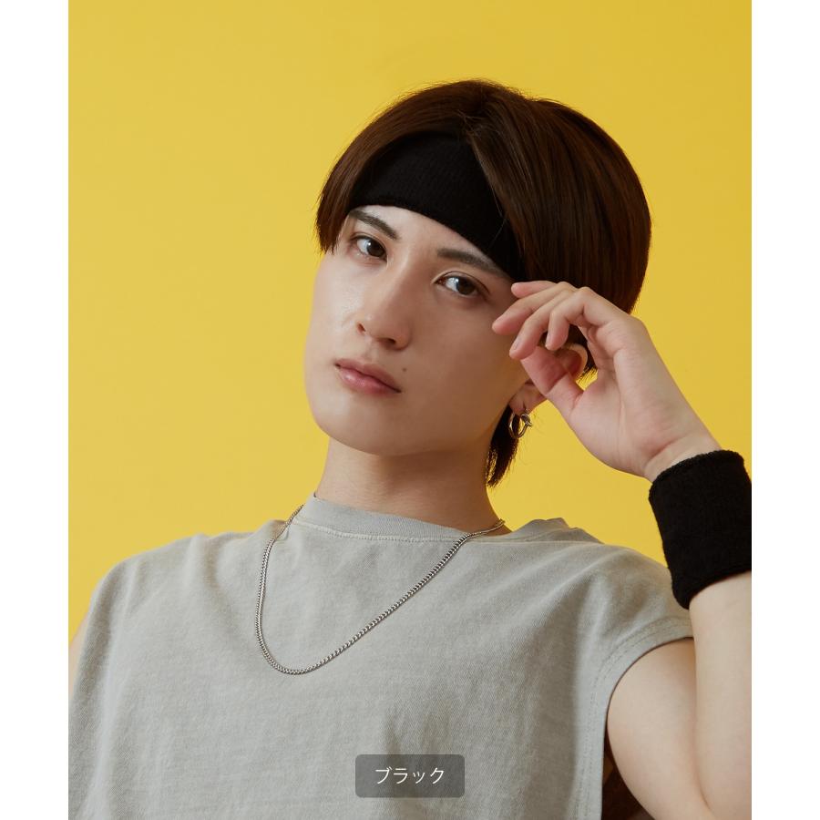 ヘアバンド メンズ レディース 帽子 スポーツ ダンス アクセサリー フェス スケーター ストリート アメカジ カジュアル 韓国ストリート Y2K | improves | 20