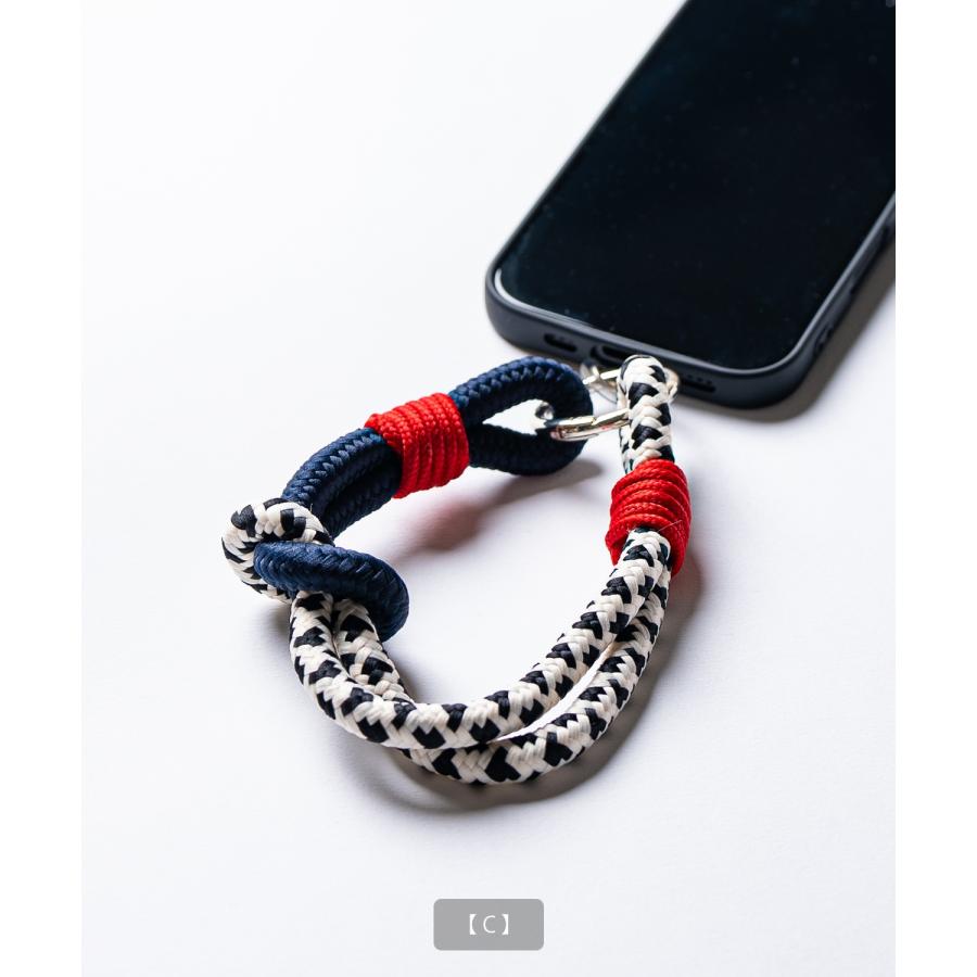 ストラップ メンズ スマホ用 ハンドストラップ パラコード ストリート カジュアル 古着MIX 韓国ファッション | improves | 11