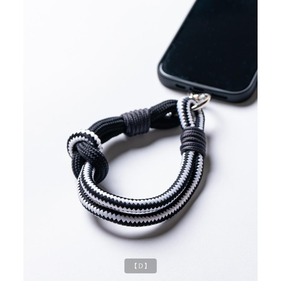 ストラップ メンズ スマホ用 ハンドストラップ パラコード ストリート カジュアル 古着MIX 韓国ファッション | improves | 12