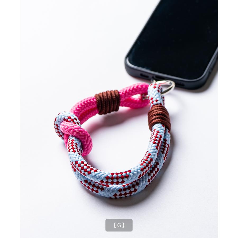 ストラップ メンズ スマホ用 ハンドストラップ パラコード ストリート カジュアル 古着MIX 韓国ファッション | improves | 15
