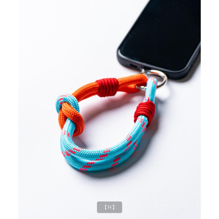 ストラップ メンズ スマホ用 ハンドストラップ パラコード ストリート カジュアル 古着MIX 韓国ファッション | improves | 16