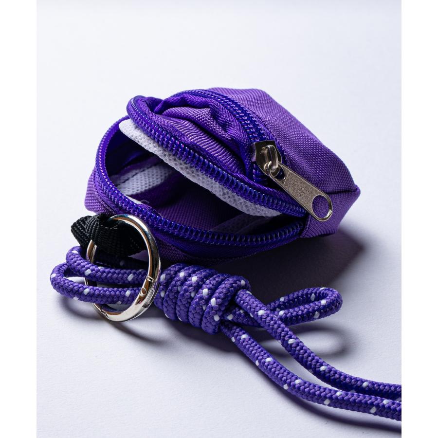 ミニポーチ キーホルダー リュック型 メンズ レディース コインケース イヤホンケース カラビナ付き ロープ バックチャーム ストリート 韓国 | improves | 20