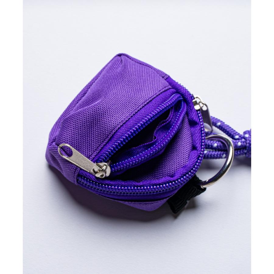 ミニポーチ キーホルダー リュック型 メンズ レディース コインケース イヤホンケース カラビナ付き ロープ バックチャーム ストリート 韓国 | improves | 21