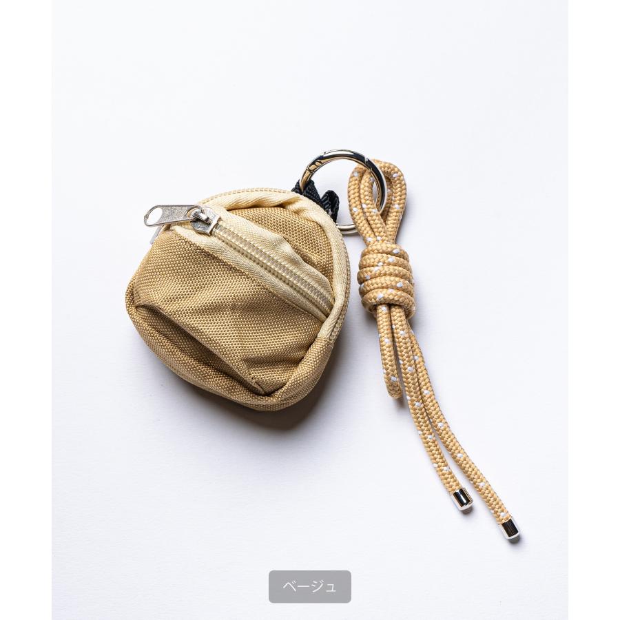 ミニポーチ キーホルダー リュック型 メンズ レディース コインケース イヤホンケース カラビナ付き ロープ バックチャーム ストリート 韓国 | improves | 12