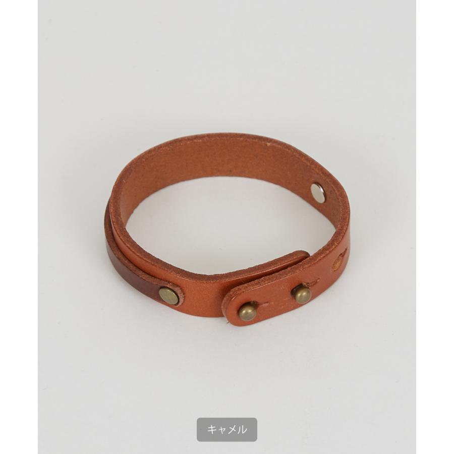 ブレスレット メンズ レディース レザー 本革風 バングル 2連 デザイン アクセサリー ペア ユニセックス ギフト プレゼント カジュアル モード 腕輪 | improves | 10