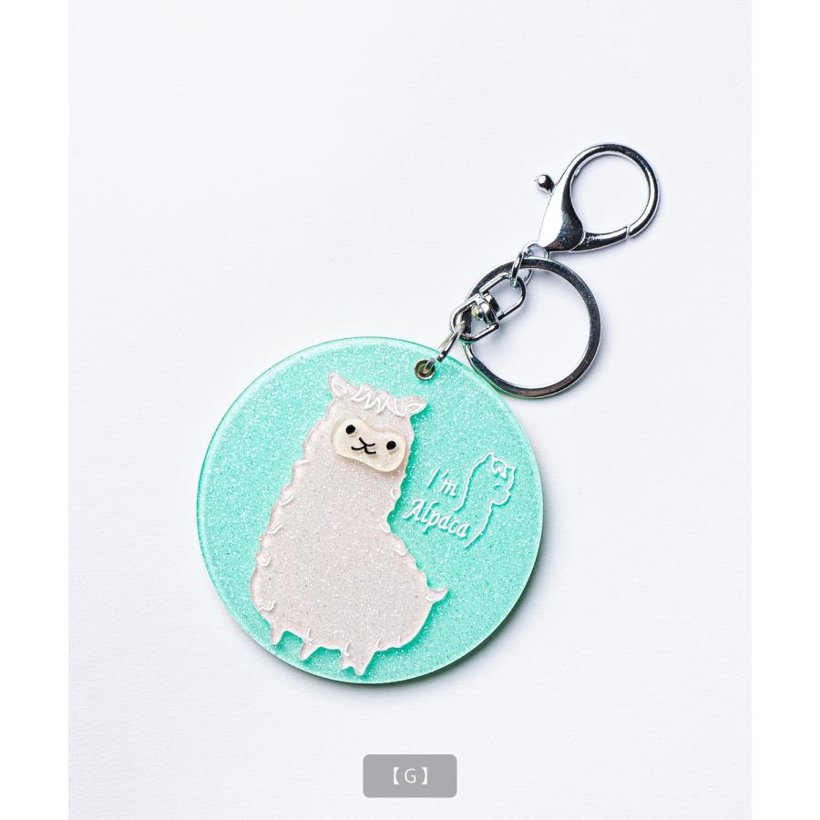 ミラーキーホルダー 鏡 コンパクト スライド アクリル キーリング チャーム 唇 ポップコーン 香水 宇宙 Y2K ストリート ポップ 雑貨 ギフト | improves | 21