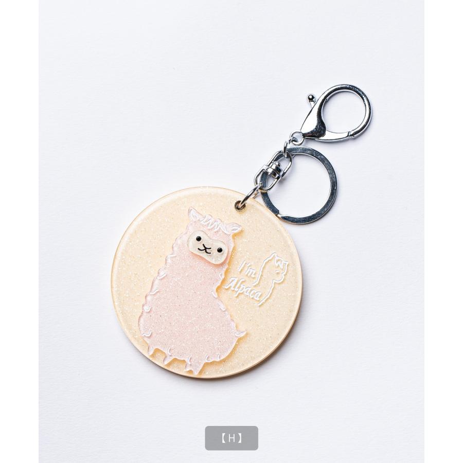 ミラーキーホルダー 鏡 コンパクト スライド アクリル キーリング チャーム 唇 ポップコーン 香水 宇宙 Y2K ストリート ポップ 雑貨 ギフト | improves | 22