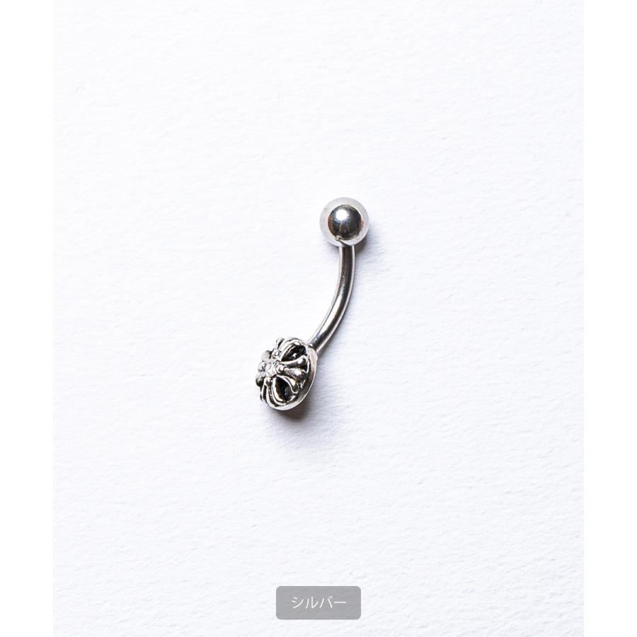 ボディピアス 十字架 クロス 1個売り サージカルステンレス 軟骨 へそピアス 眉ピアス シンプル おしゃれ かっこいい シルバー 質感 ユニセックス | improves | 02