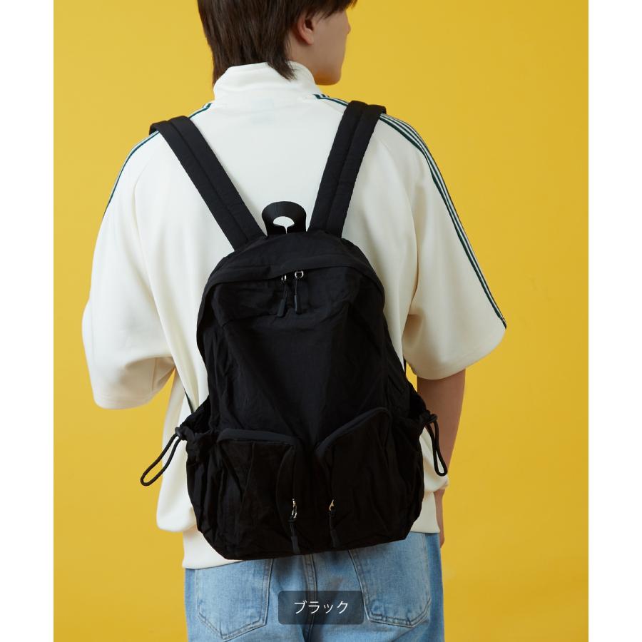 リュック メンズ レディース 軽量 ミニ バッグ バックパック 鞄 通勤 旅行 大容量 ナイロン きれいめ カジュアル 黒 ユニセックス 韓国ファッション Y2K | improves | 03