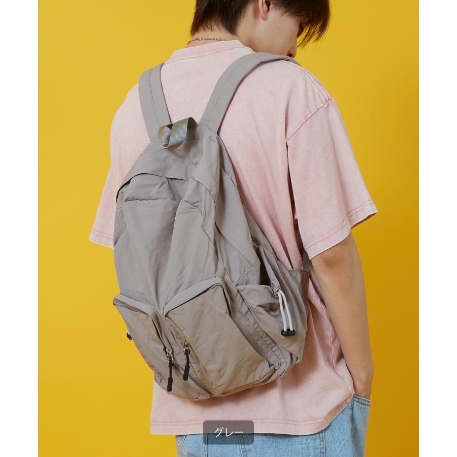 リュック メンズ レディース 軽量 ミニ バッグ バックパック 鞄 通勤 旅行 大容量 ナイロン きれいめ カジュアル 黒 ユニセックス 韓国ファッション Y2K | improves | 05