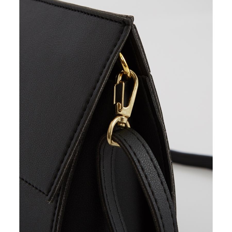 ショルダーバッグ メンズ シンセティックレザー PUレザー 合成皮革 バッグ カバン 鞄 通学 通勤 旅行 ストリート カジュアル 古着MIX 韓国ファッション ブラック | improves | 07