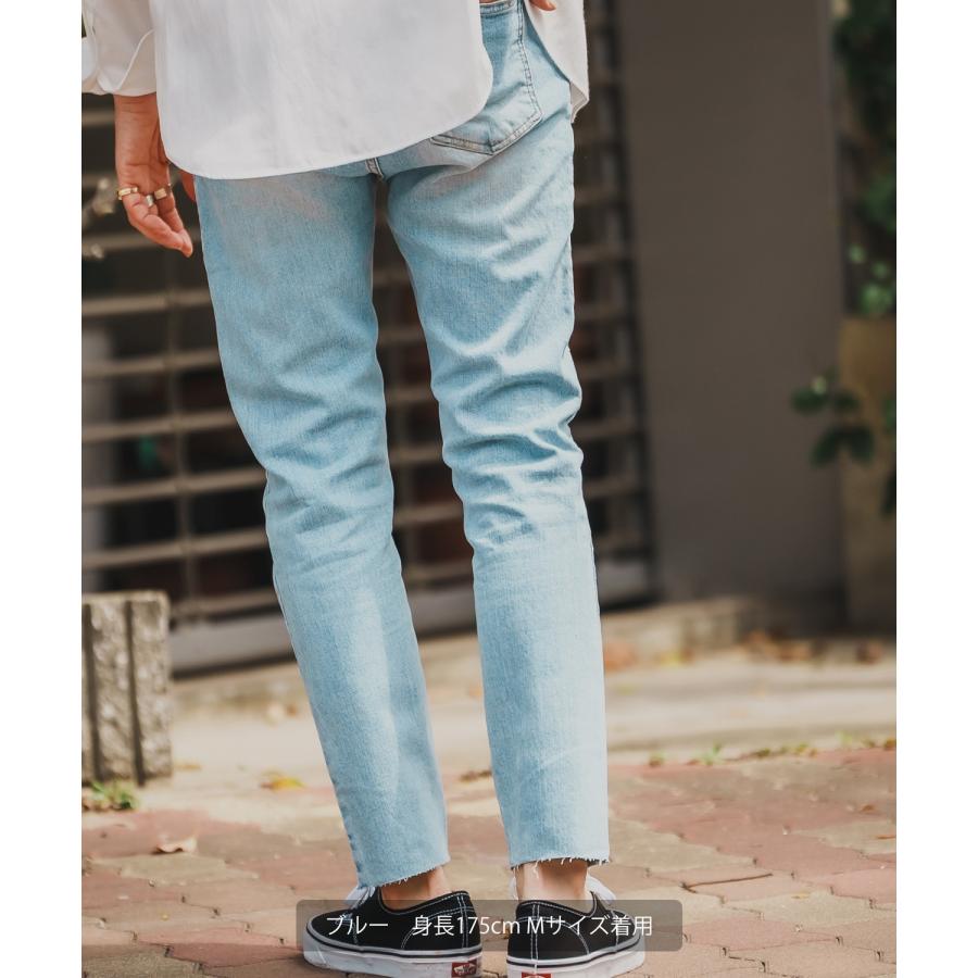 デニムパンツ メンズ シンプル スリム イージー Tシャツ ストレッチ  スキニーパンツ アメカジ カジュアル スケーター ストリート 韓国  ノームコア | improves | 05