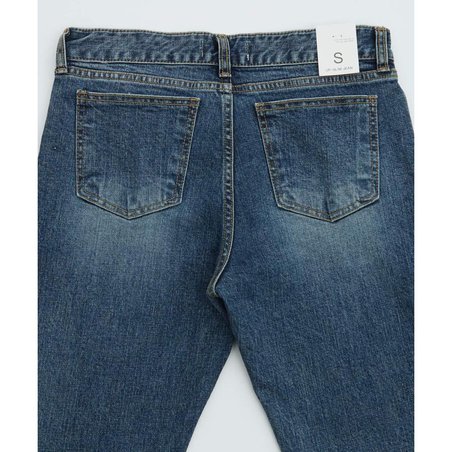 デニムパンツ メンズ シンプル スリム イージー Tシャツ ストレッチ  スキニーパンツ アメカジ カジュアル スケーター ストリート 韓国  ノームコア | improves | 13