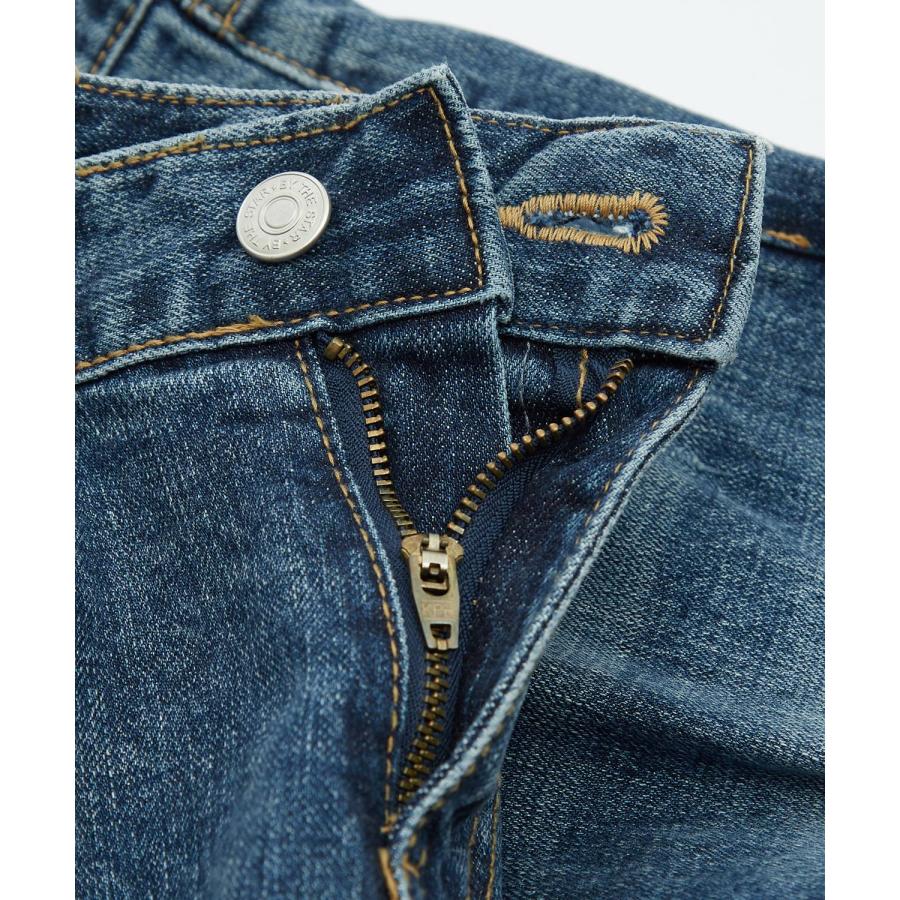 デニムパンツ メンズ シンプル スリム イージー Tシャツ ストレッチ  スキニーパンツ アメカジ カジュアル スケーター ストリート 韓国  ノームコア | improves | 17