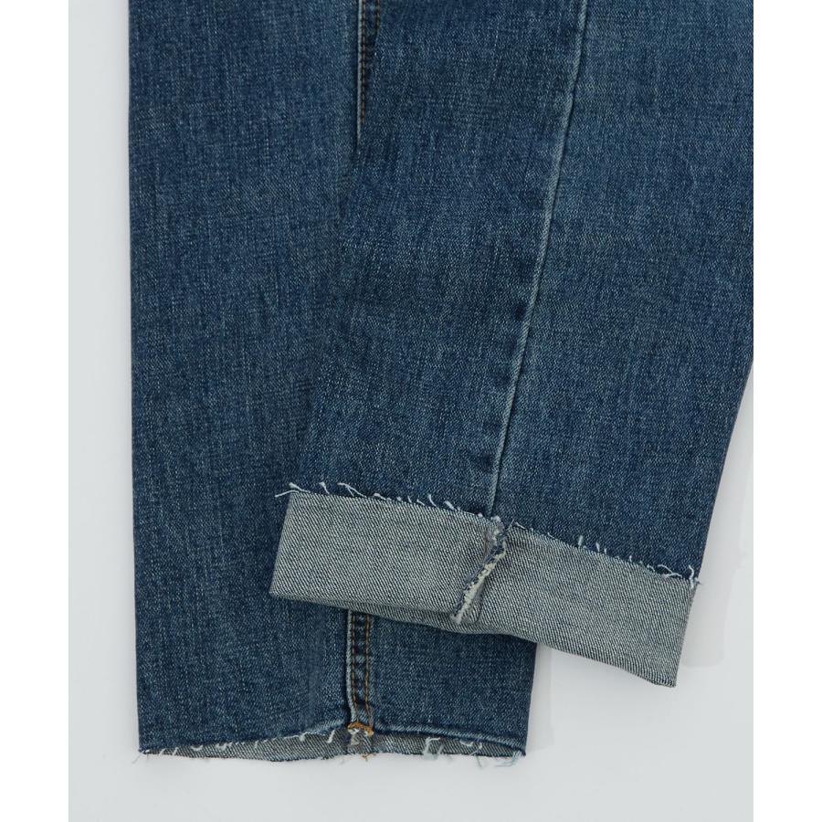 デニムパンツ メンズ シンプル スリム イージー Tシャツ ストレッチ  スキニーパンツ アメカジ カジュアル スケーター ストリート 韓国  ノームコア | improves | 13