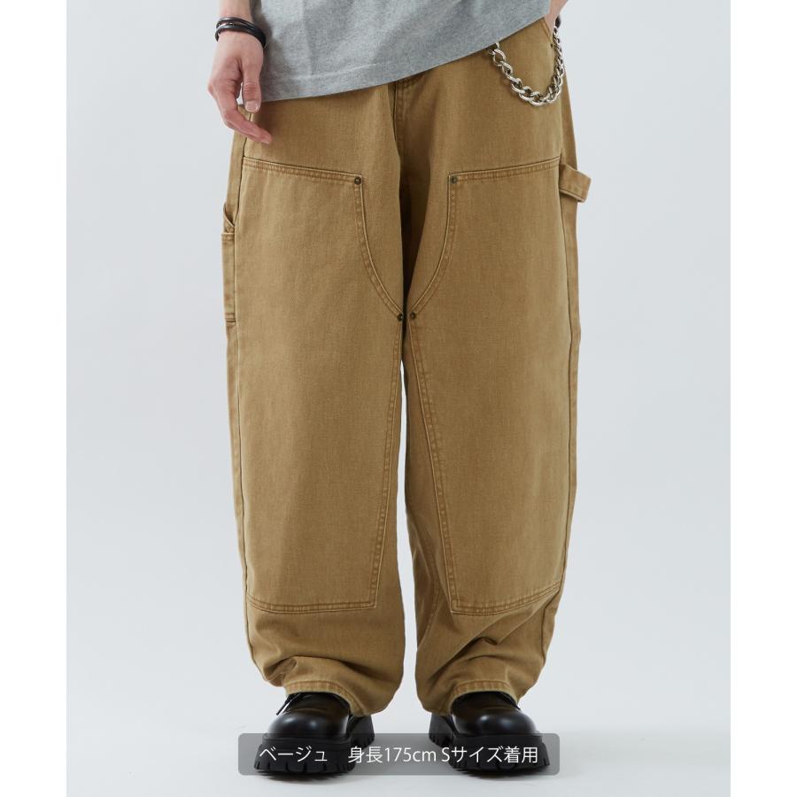 ペインターパンツパンツ メンズ ワークパンツ チノパンツ Tシャツ ダブルニー アメカジ カジュアル スケーター ストリート 韓国 ワークスタイル | improves | 09