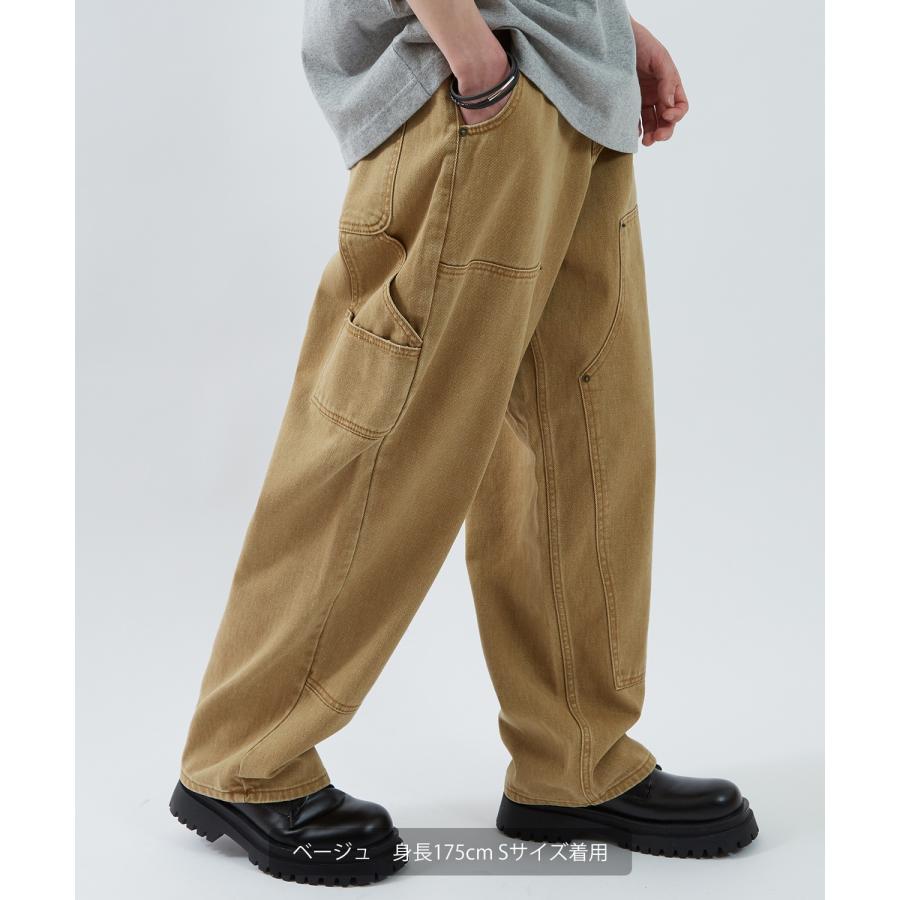 ペインターパンツパンツ メンズ ワークパンツ チノパンツ Tシャツ ダブルニー アメカジ カジュアル スケーター ストリート 韓国 ワークスタイル | improves | 10