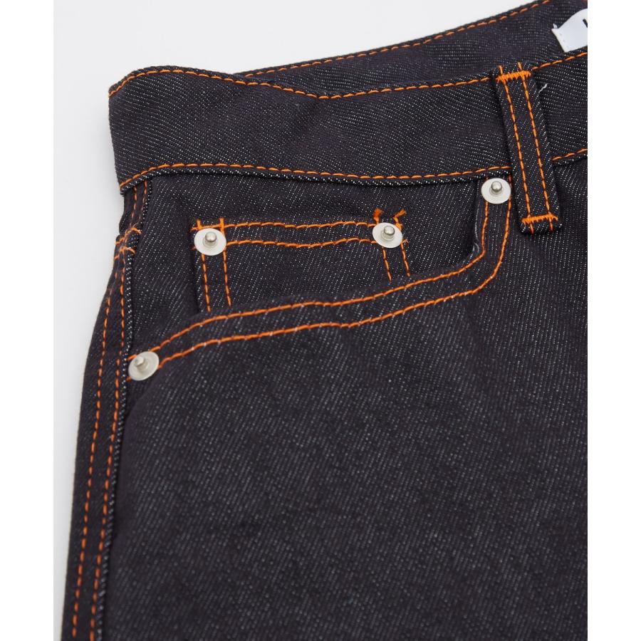 デニムパンツ メンズ ステッチ ルーズフィット Tシャツ アメカジ カジュアル スケーター ストリート 韓国 ノームコア | improves | 12