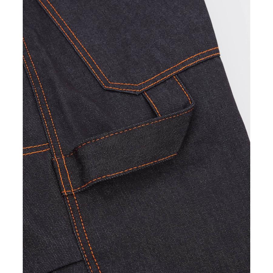 デニムパンツ メンズ ステッチ ルーズフィット Tシャツ アメカジ カジュアル スケーター ストリート 韓国 ノームコア | improves | 15