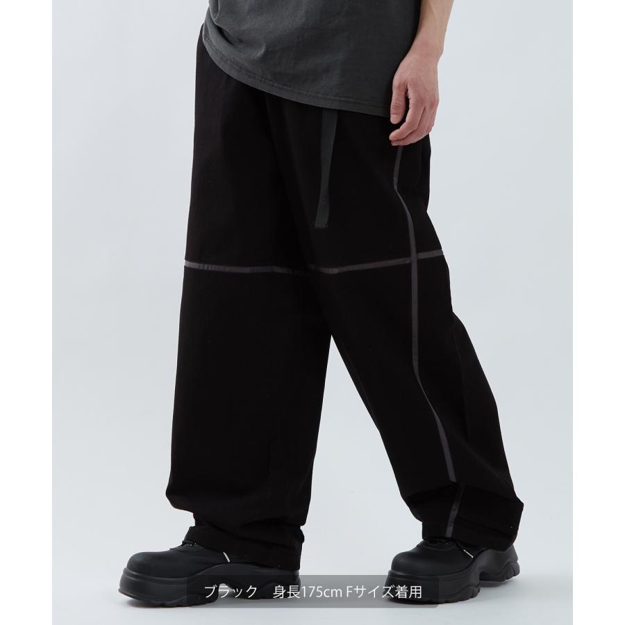 チノパンツ メンズ ウェビングベルト Tシャツ アメカジ カジュアル スケーター ストリート 韓国 ノームコア | improves | 13