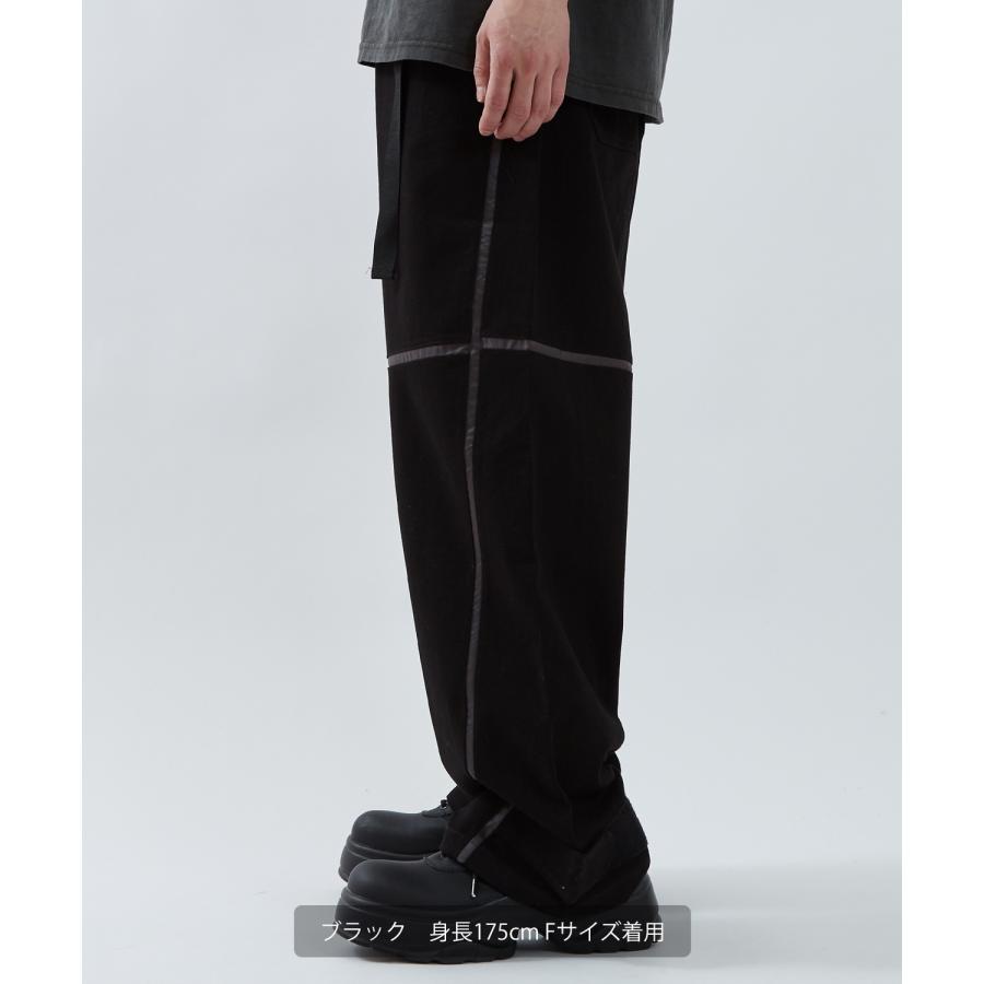 チノパンツ メンズ ウェビングベルト Tシャツ アメカジ カジュアル スケーター ストリート 韓国 ノームコア | improves | 15