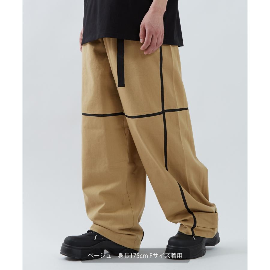 チノパンツ メンズ ウェビングベルト Tシャツ アメカジ カジュアル スケーター ストリート 韓国 ノームコア | improves | 03