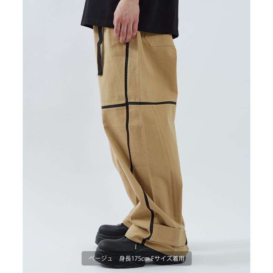 チノパンツ メンズ ウェビングベルト Tシャツ アメカジ カジュアル スケーター ストリート 韓国 ノームコア | improves | 05