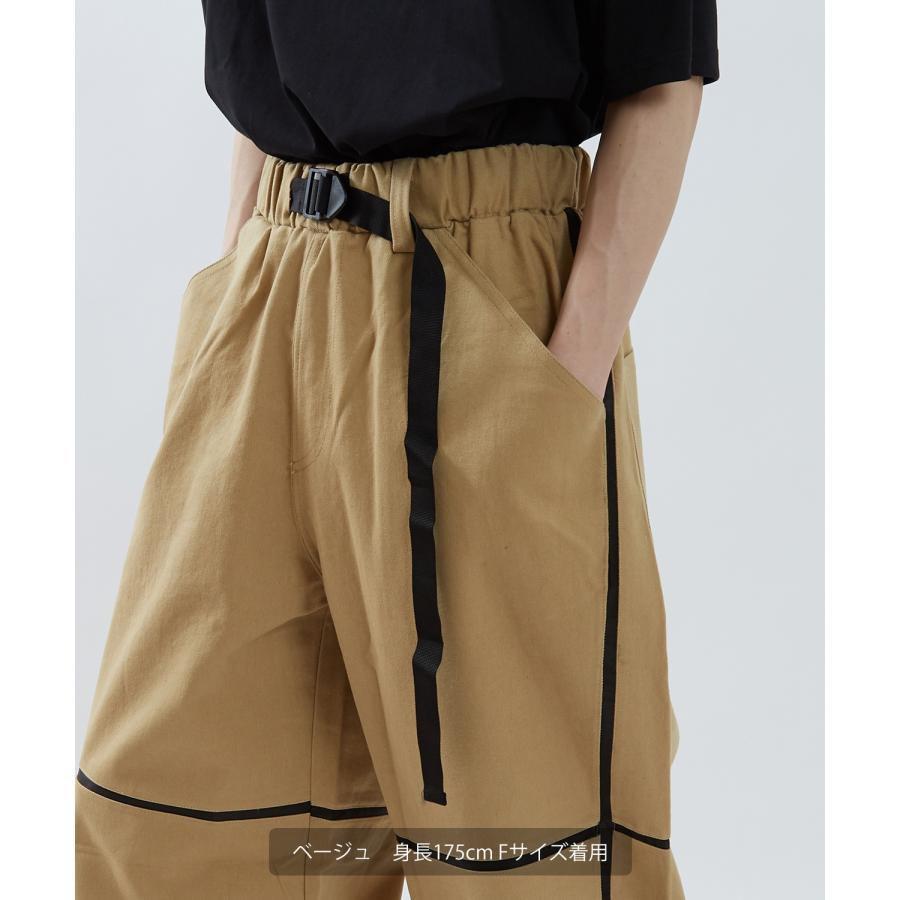 チノパンツ メンズ ウェビングベルト Tシャツ アメカジ カジュアル スケーター ストリート 韓国 ノームコア | improves | 09